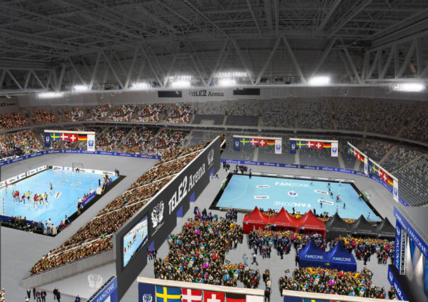 EM i handboll till Tele2 Arena