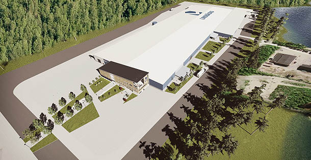 Peab bygger Lindb�cks nya produktionsanl�ggning