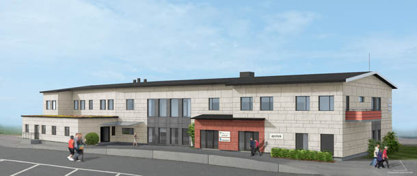 Serneke bygger H�lsans Hus i Kungshamn