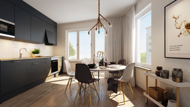 HSB s�ljstartar nya bost�der med g�ngavst�nd till Globen 